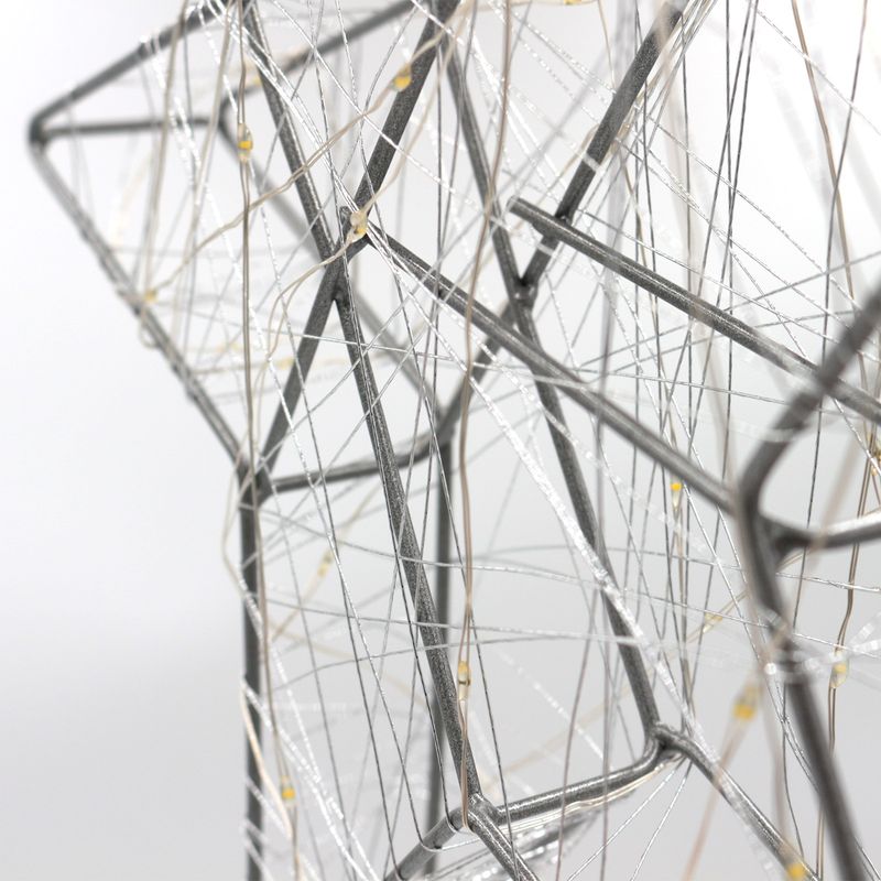 LED-Stern LED-Weihnachtsstern Leuchtstern Metallstern Drahtstern