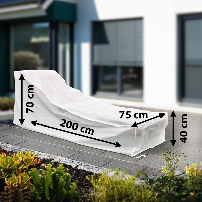 Schutzhülle Sonnenliegen Liegestuhl-Abdeckung Abdeckhaube Liegen Hülle