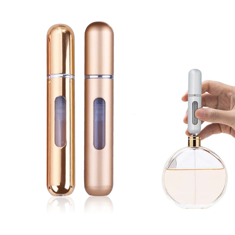 8ml Mini-Parfümzerstäuber-Set Parfum Vaporisateur Goldig Matt-Goldig