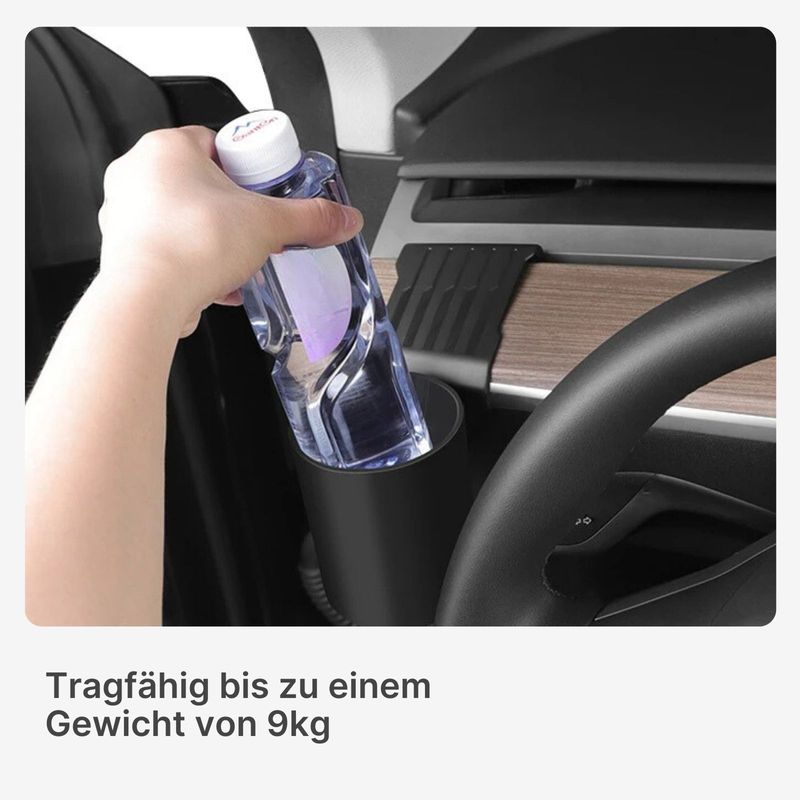 Alternativer Getränkehalter Becherhalter für Armaturenbrett Tesla Model 3 Y