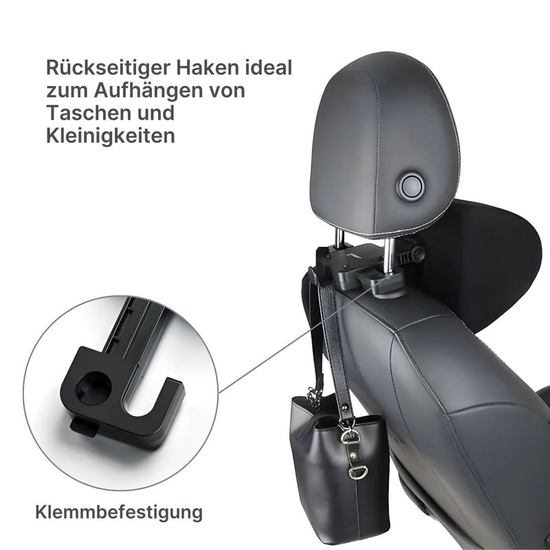 Autositz Kopfstütze Kopfstützenkissen Nackenstütze Memory Foam