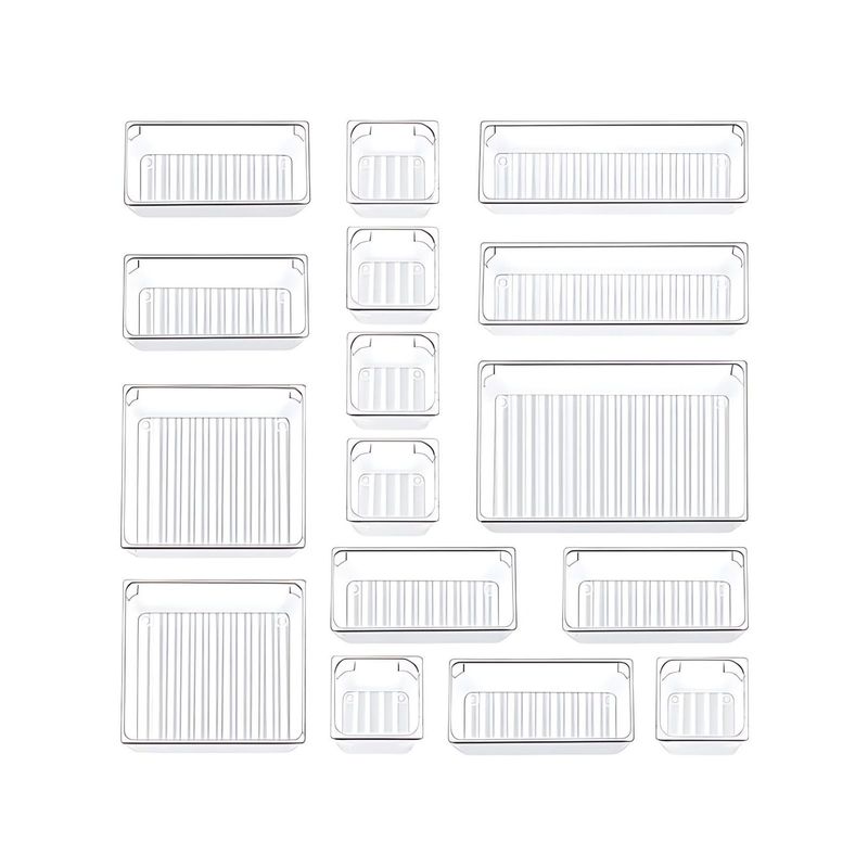 Schubladen Organizer 16-teilig Aufbewahrungsbox Einsatz Ordnungssystem