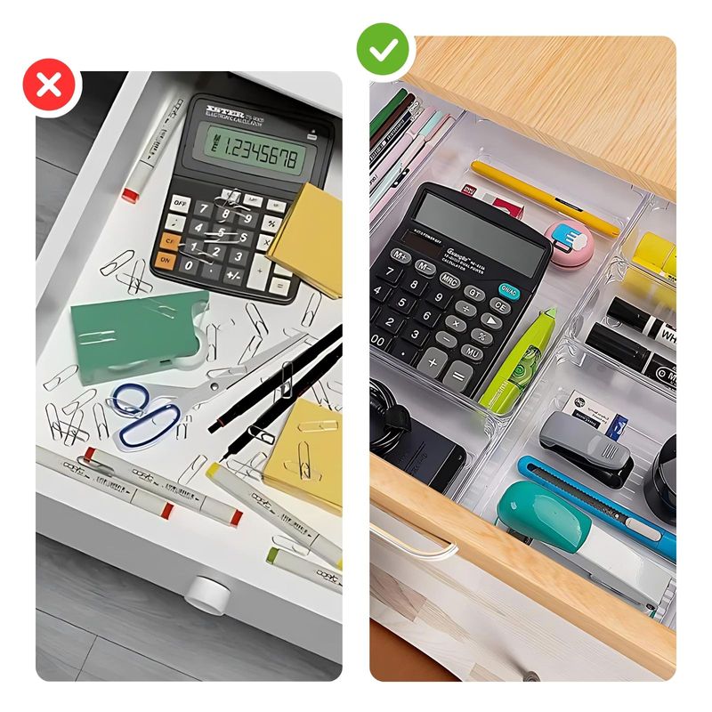 Schubladen Organizer 16-teilig Aufbewahrungsbox Einsatz Ordnungssystem