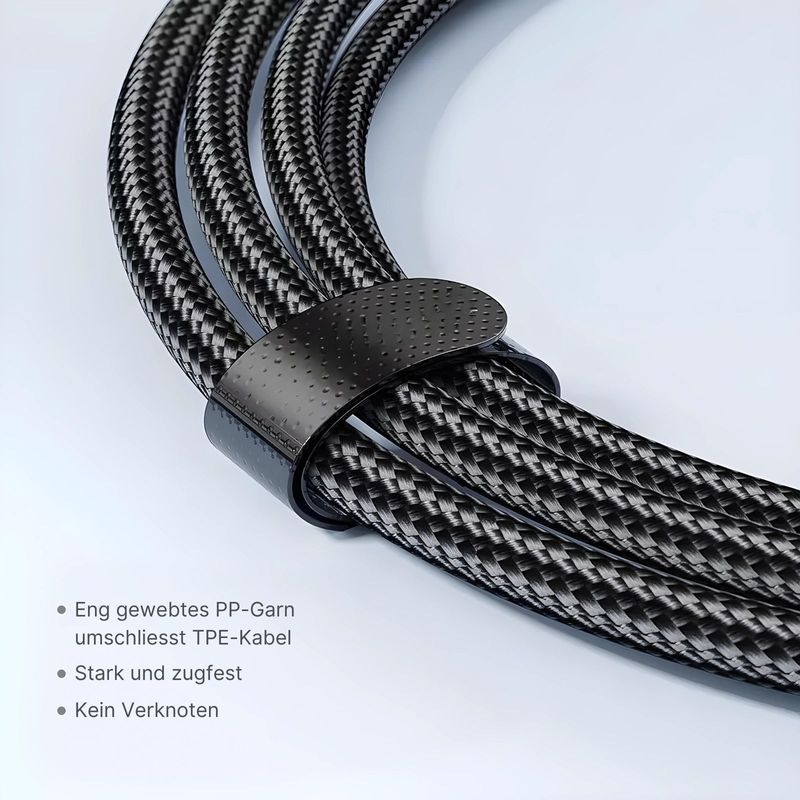 Kabel USB-C zu USB-C 0.5m 100W Datenkabel Schnellladekabel