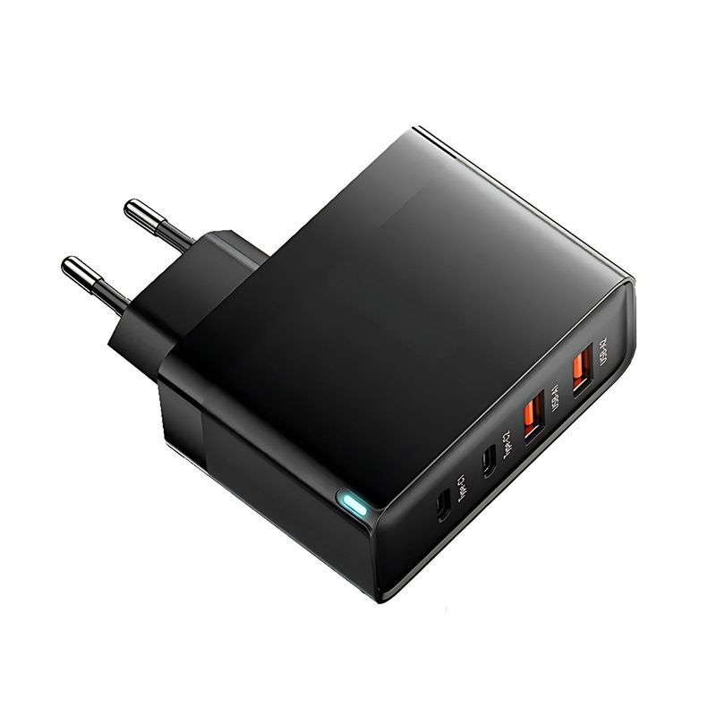 Ladegerät 100W Schnellladegerät USB-A USB-C 4-Ports Netzteil