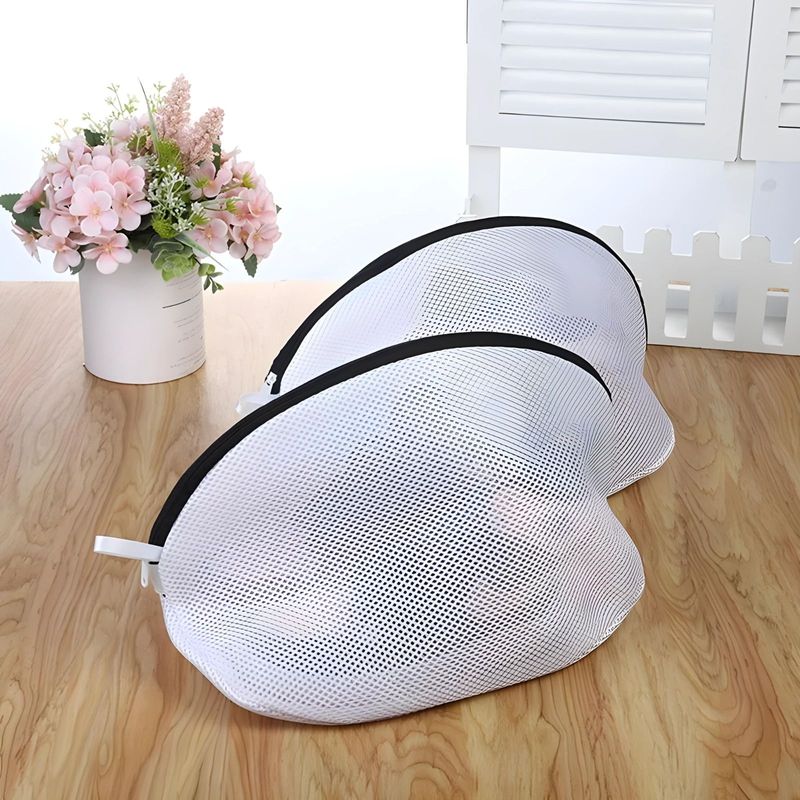 Waschbeutel für Schuhe Waschsack Wäschenetz Wäscheschutz 2er Set