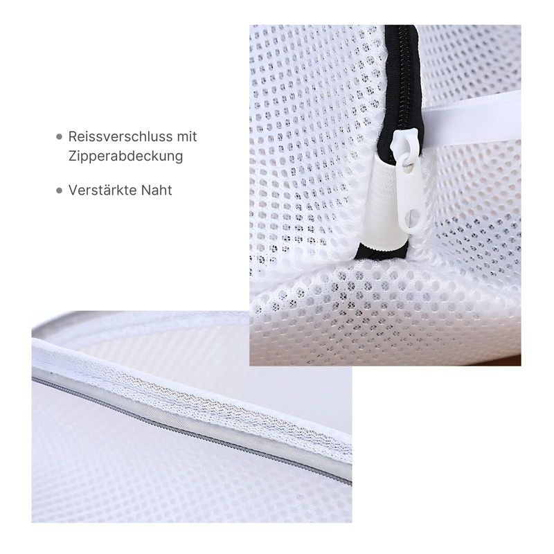 Wäschenetz für Schuhe Waschbeutel Waschsack Wäscheschutz 2er Set