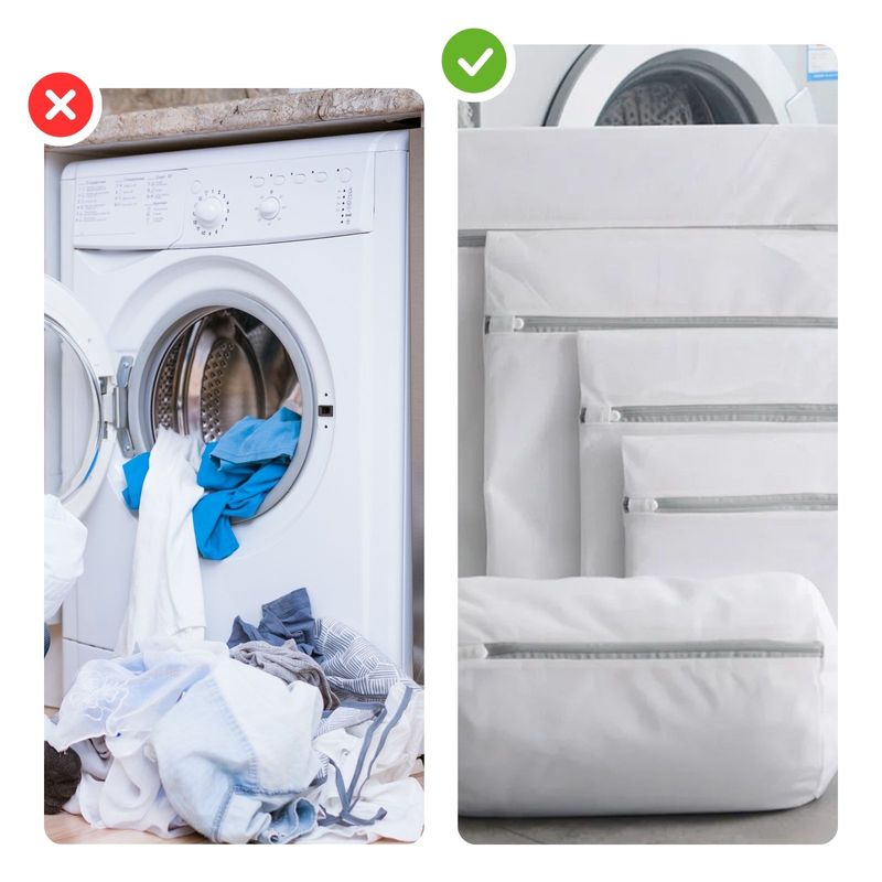 Wäschenetz Wäschebeutel Schonbeutel Waschsack Wäscheschutz 2er Set