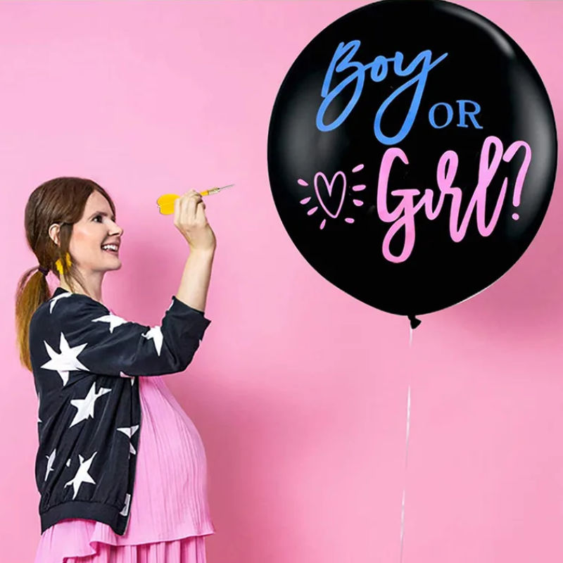 Baby Shower Ballon Boy or Girl Party Gender Reveal Junge oder Mädchen