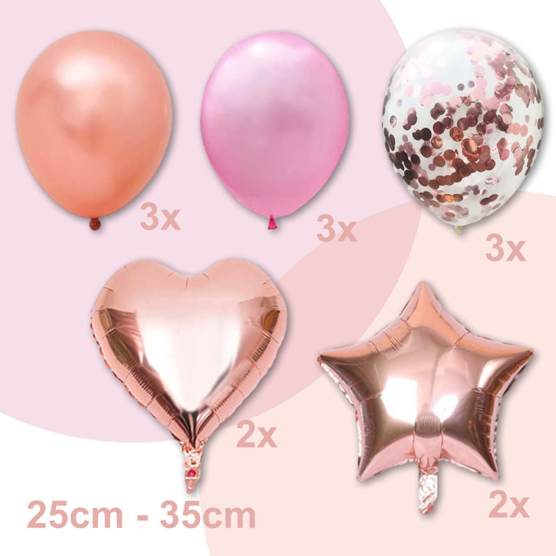 Party Ballon Set Luftballon Set Geburtstagsballon Set Folienballon Set