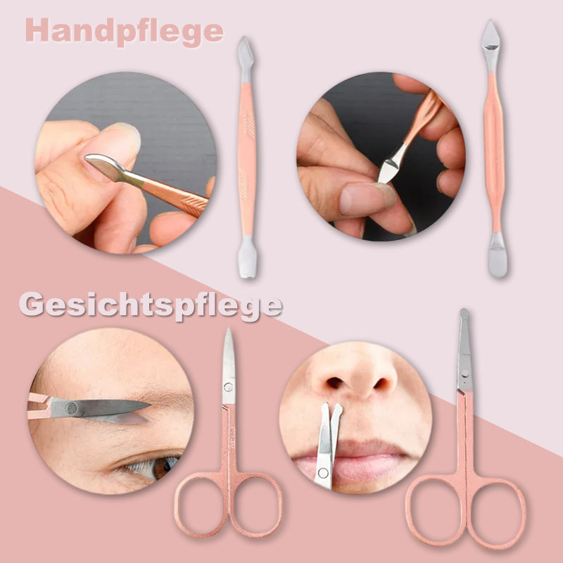 Maniküre Set Pediküre Nagelscheren Nagelpflege Knipser Mitesser