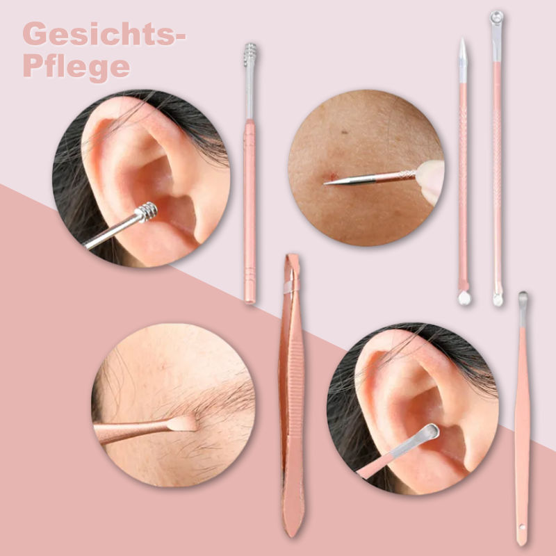 Maniküre Set Pediküre Nagelscheren Nagelpflege Knipser Mitesser