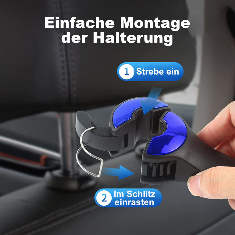 2 in 1 Halterung Auto 2 in 1 Autositz Halterung Kopfstützenhalterung