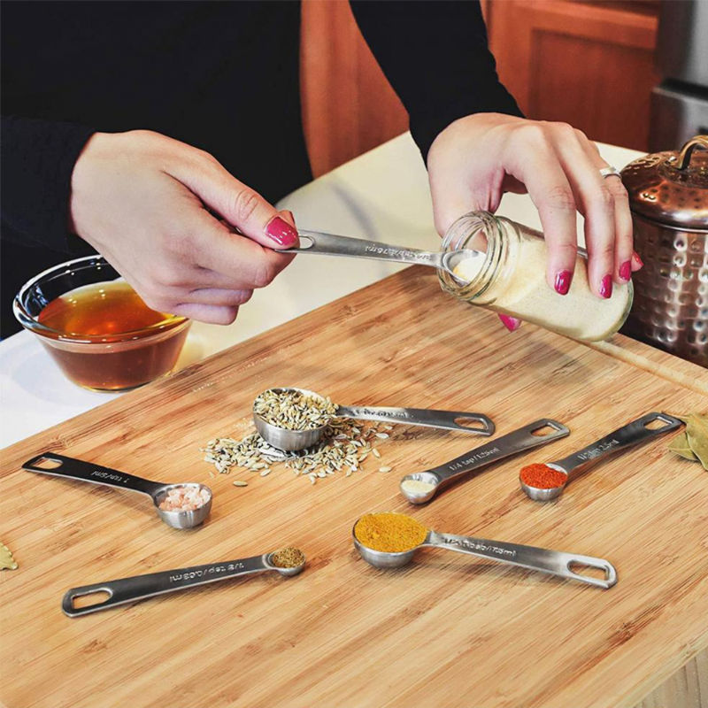 Messbecher Messlöffel Messbecher-Set Dosierlöffel Dosierbecher