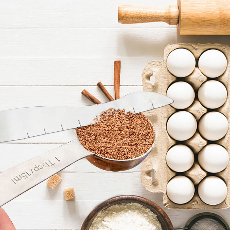 Messbecher Messlöffel Messbecher-Set Dosierlöffel Dosierbecher