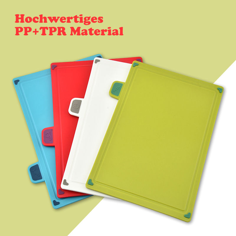 Schneidebretter Set Küchenbrett Brettchen Arbeitsbrett Tranchierbrett