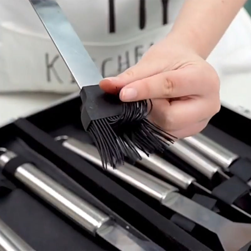 Grillbesteck Grillkoffer Grillset Grillausstattung Grillzubehör