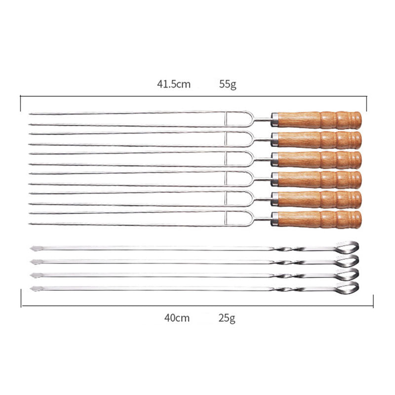 Grillspiesse BBQ-Spiesse Schaschlikspiesse Set in Tragetasche