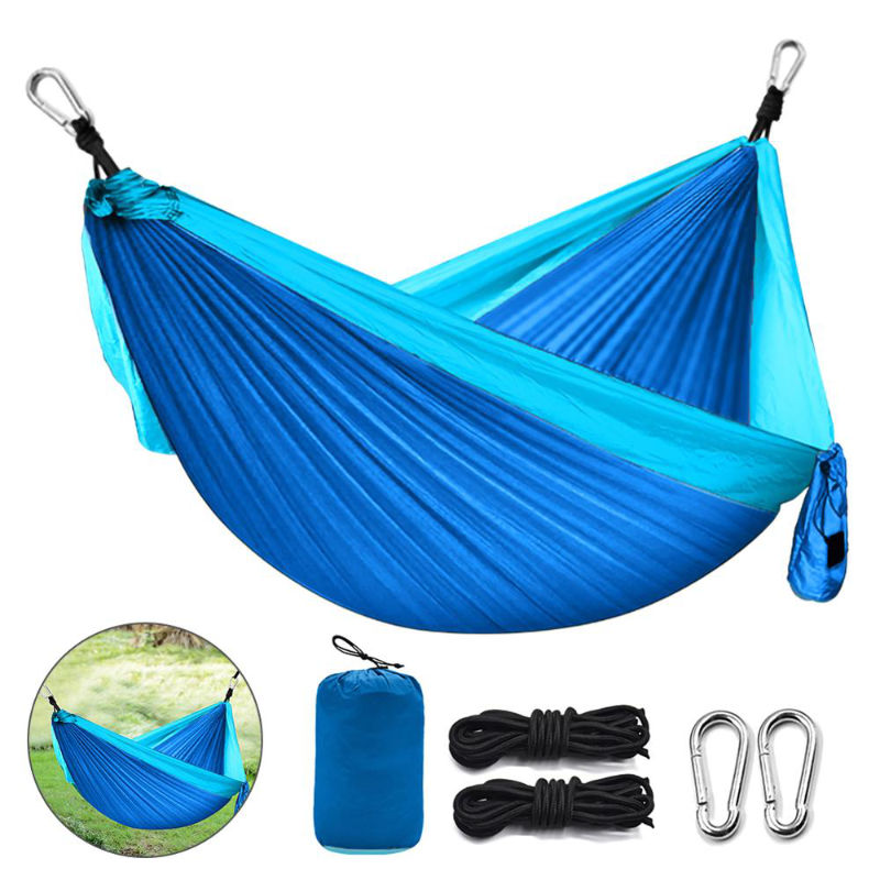 Hängematte Hängeliege Hammock Fallschirm-Hängematte Hängebett Set