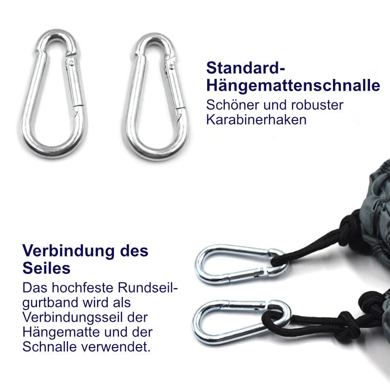 Hängematte Hängeliege Hammock Fallschirm-Hängematte Hängebett Set