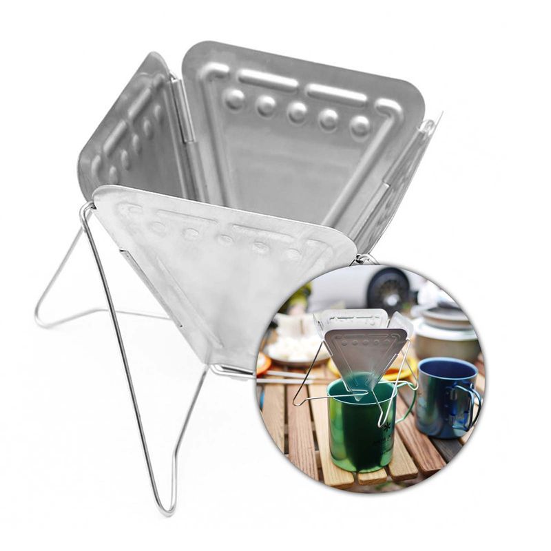 Camping Kaffee-Tropfer Outdoor Kaffeemaschine faltbarer Kaffeefilter