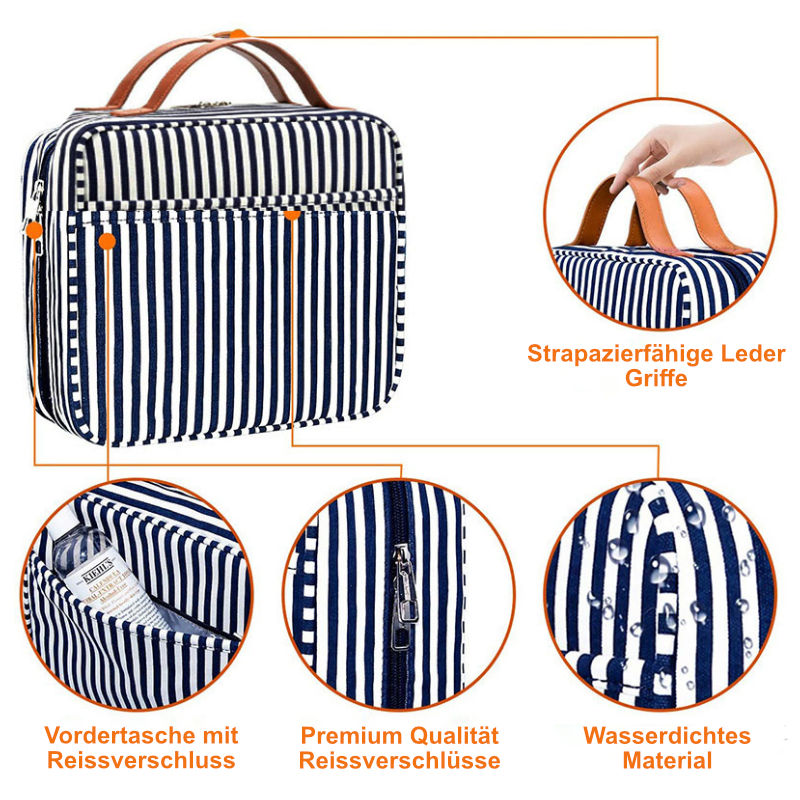 Necessaire Kosmetiktasche Toiletry-Bag Kulturbeutel Schminktasche