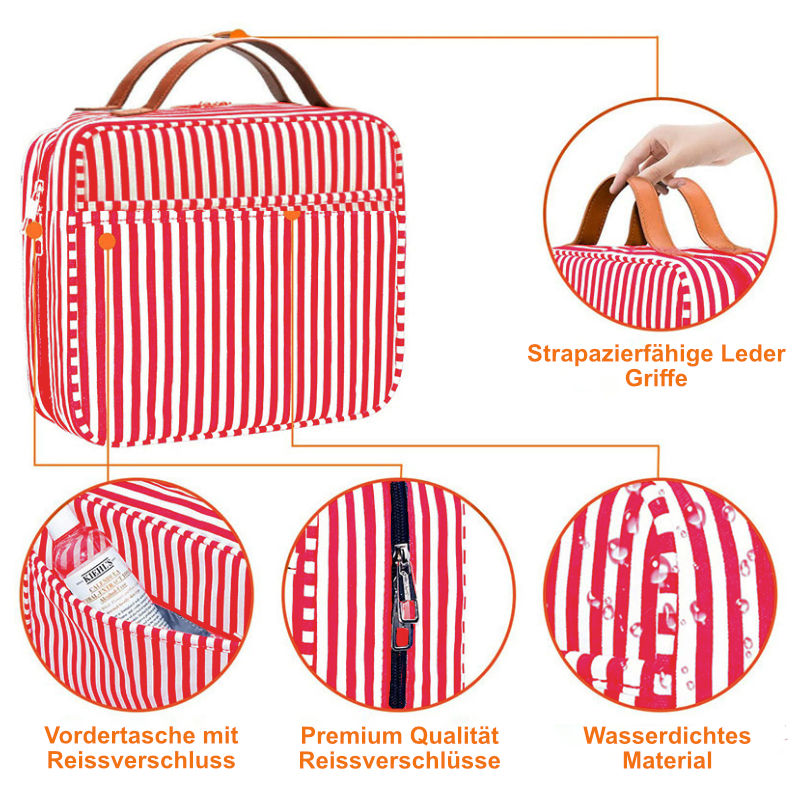 Necessaire Kosmetiktasche Toiletry-Bag Kulturbeutel Schminktasche