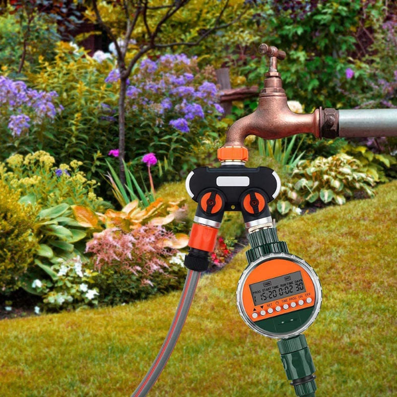 Garten 2-Wege-Wasserverteiler Wasserhahnadapter Wasserhahn-Splitter