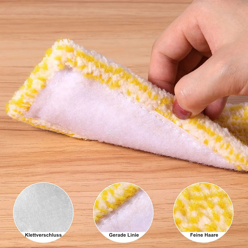 3er-Set Alternative Wischbezüge Wischpad für Kärcher Fenstersauger WV