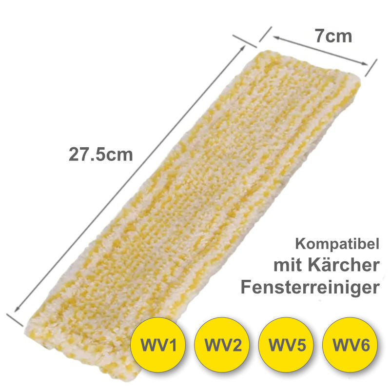 3er-Set Alternative Wischbezüge Wischpad für Kärcher Fenstersauger WV