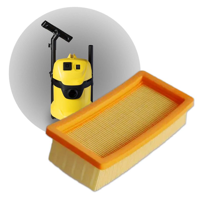 Alternativer Flachfaltenfilter Staubfilter für Kärcher Aschesauger AD
