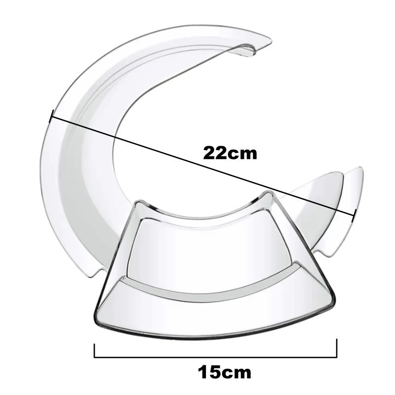 Alternativer Spritzschutz für KitchenAid Spritzschutz mit Einfüllschütte