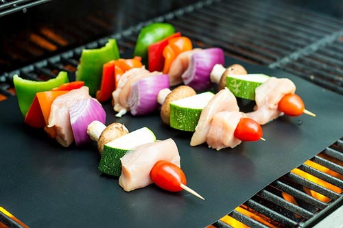 Grillmatte Antihaft Teflon BBQ feuerfest 3 Stück