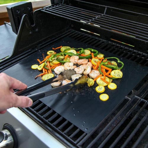 Grillmatte Antihaft Teflon BBQ feuerfest 2 Stück