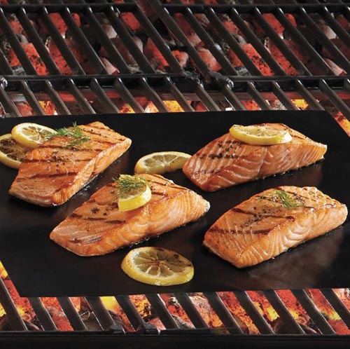 Grillmatte Antihaft Teflon BBQ feuerfest 2 Stück