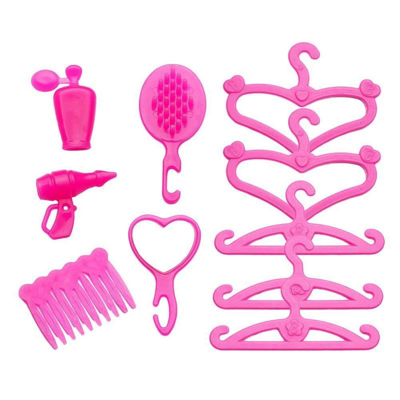Schlafzimmer Zubehör Set für Barbie Puppen Möbel Zubehör