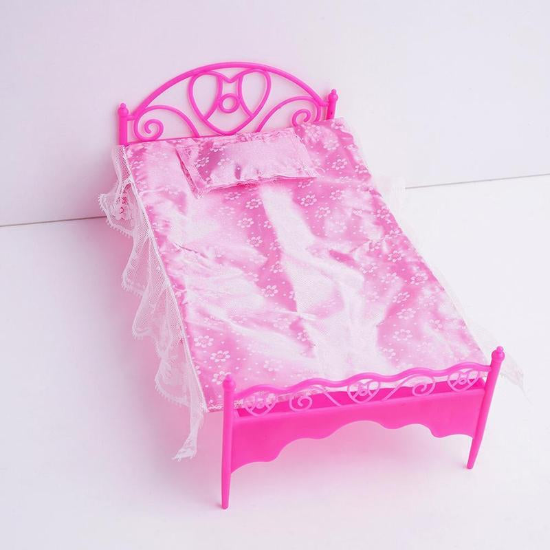 Schlafzimmer Zubehör Set für Barbie Puppen Möbel Zubehör