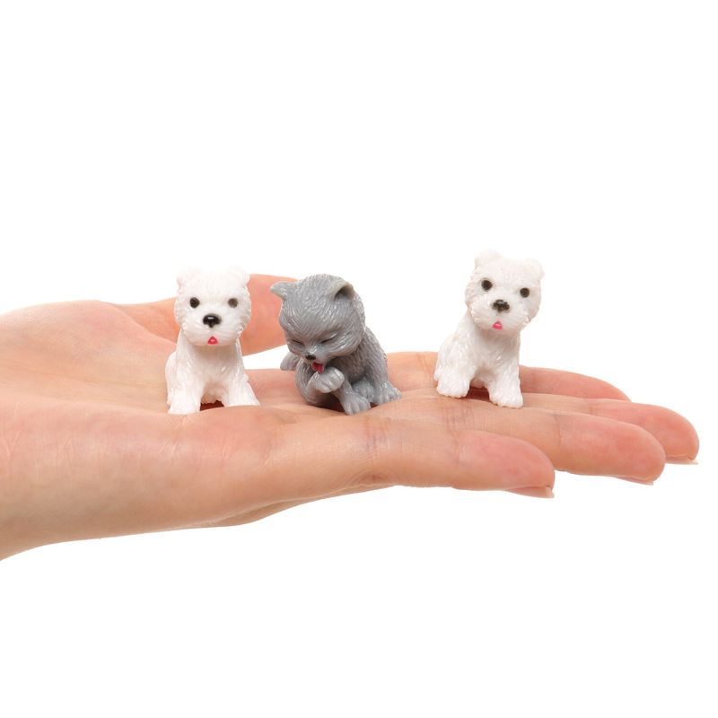 Tierset Hund und Katze für Barbie Haushalt Puppenhaus Zubehör Kinder