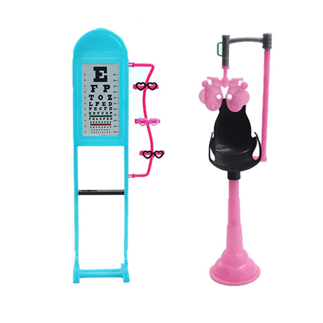Augenärztin Medizin Puppen Zubehör Set für Barbie Accessories