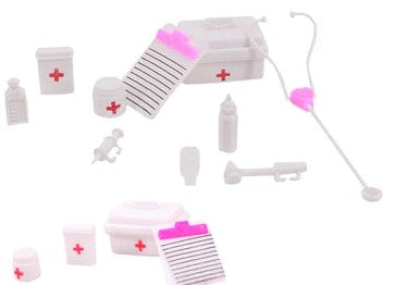 Doktor Arzt Medizin Puppen Zubehör Set Krankenschwester für Barbie