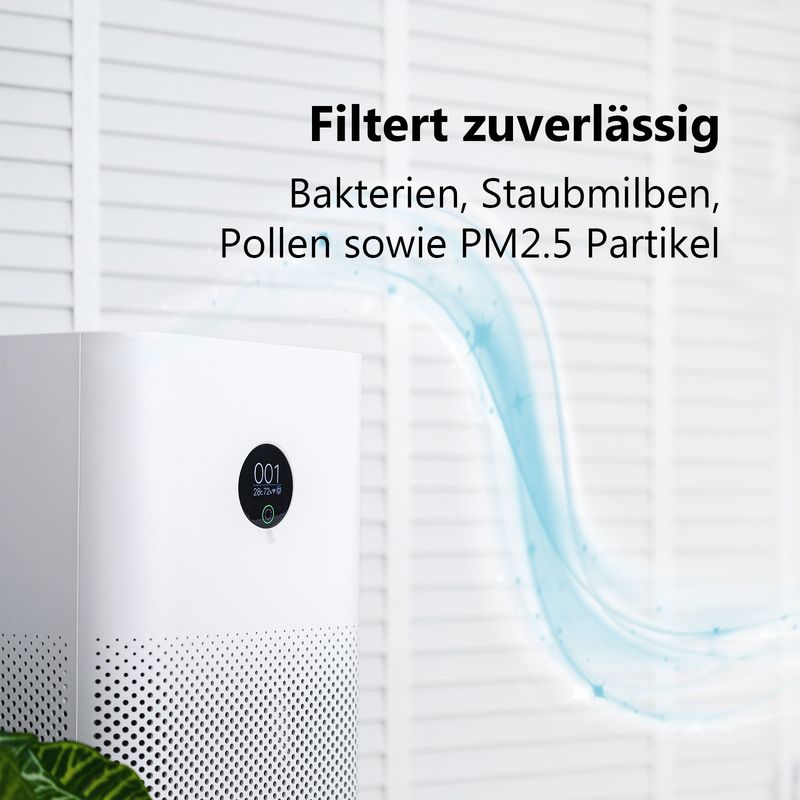 Alternativer HEPA-Luftfilter zu Xiaomi Mi Air Purifier 2S