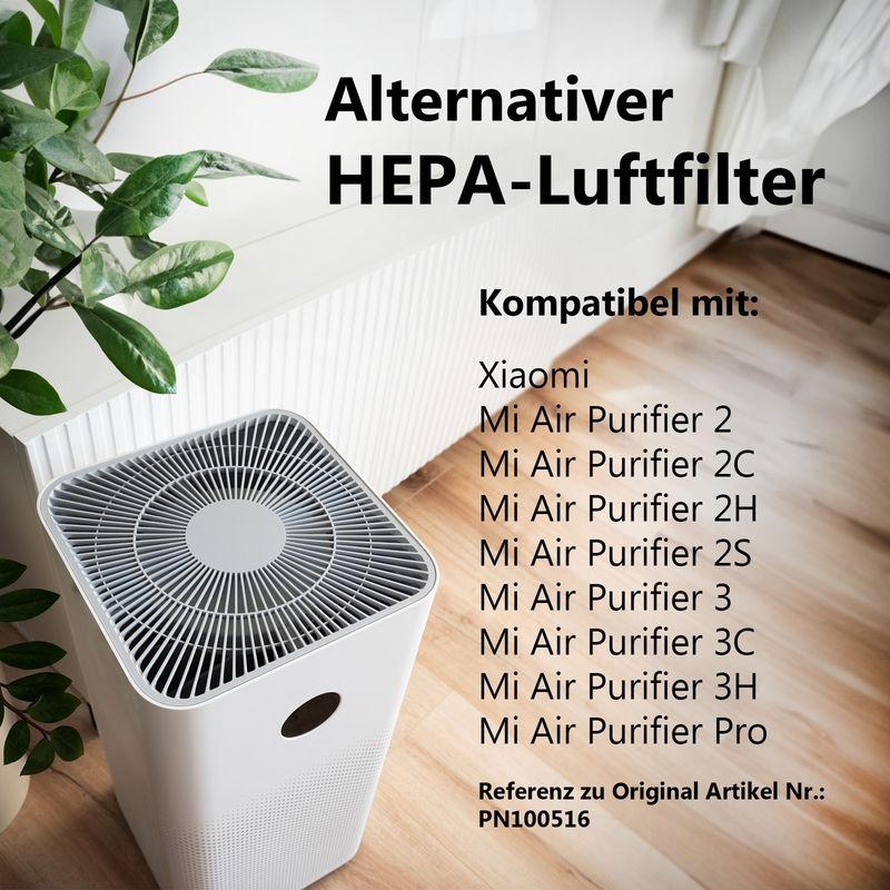 Alternativer HEPA-Luftfilter PN100516 zu Xiaomi Mi Air Purifier