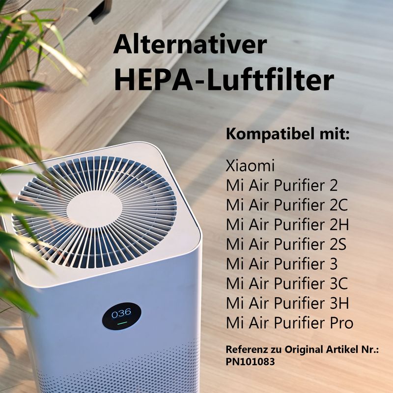 Alternativer HEPA-Luftfilter PN101083 zu Xiaomi Mi Air Purifier