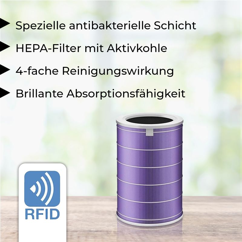 Alternativer HEPA-Luftfilter zu Xiaomi Mi Air Purifier 3