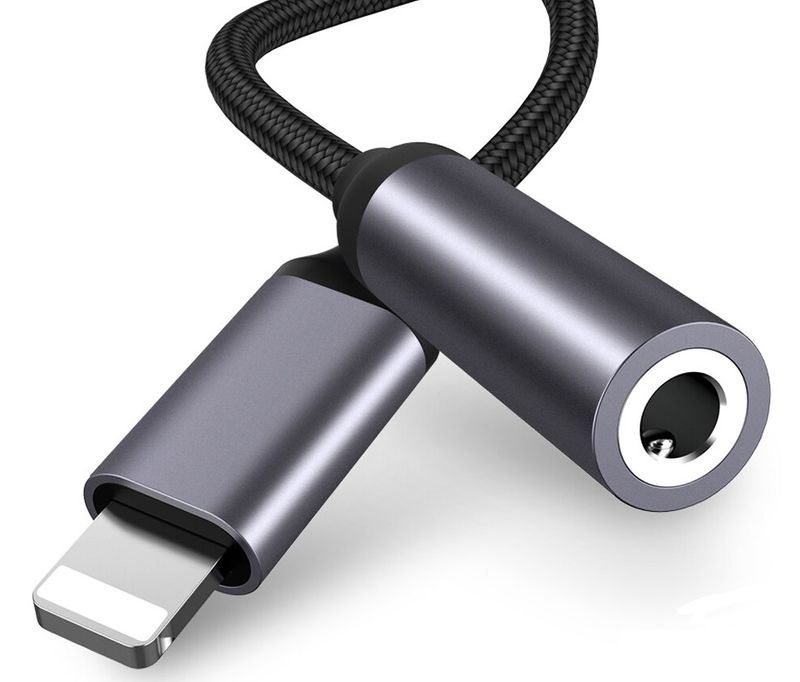 Lightning zu 3.5mm Audio Adapter Klinkenadapter Kopfhöreranschluss