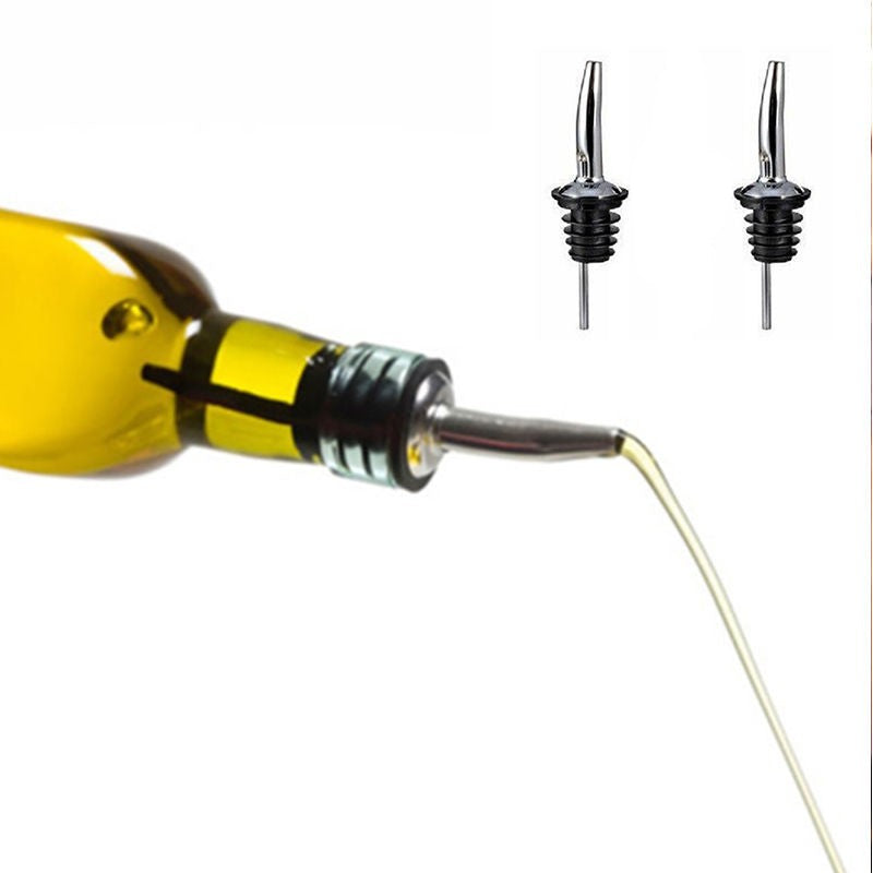 2 Stück Ausgießer Dosierer Ausschenker Schnapsausgießer Alkohol Olivenöl Saucen