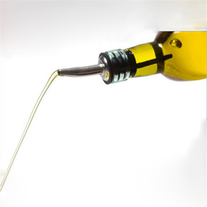 2 Stück Ausgießer Dosierer Ausschenker Schnapsausgießer Alkohol Olivenöl Saucen