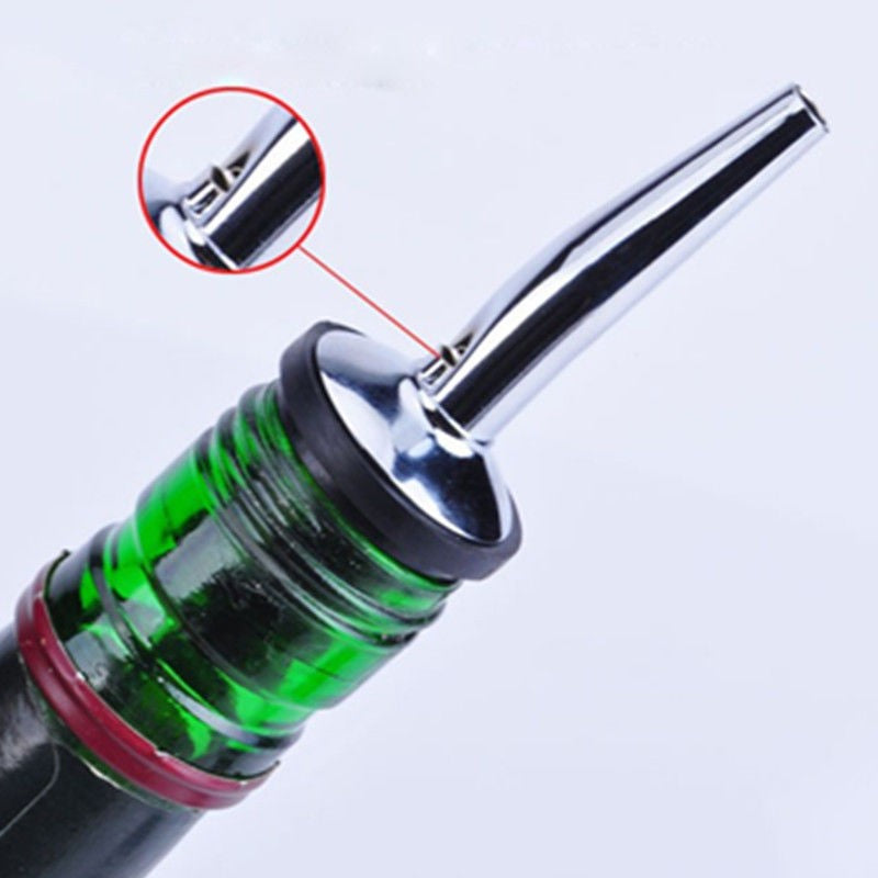 2 Stück Ausgießer Dosierer Ausschenker Schnapsausgießer Alkohol Olivenöl Saucen