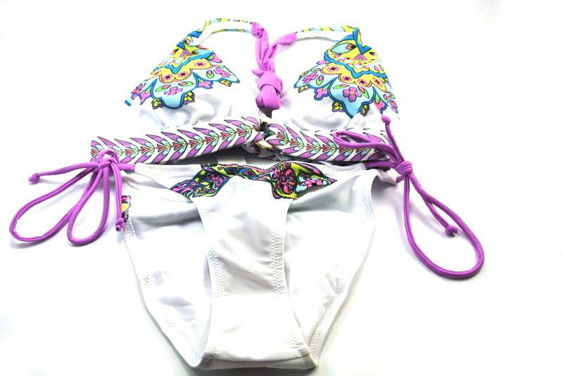 Bikini Victoria Farbig Blumenmuster / Grösse L