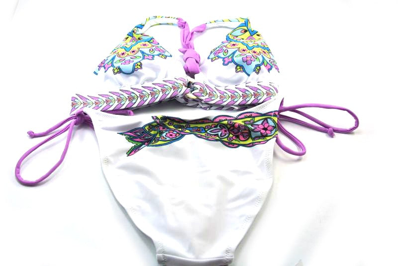 Bikini Victoria Farbig Blumenmuster / Grösse L